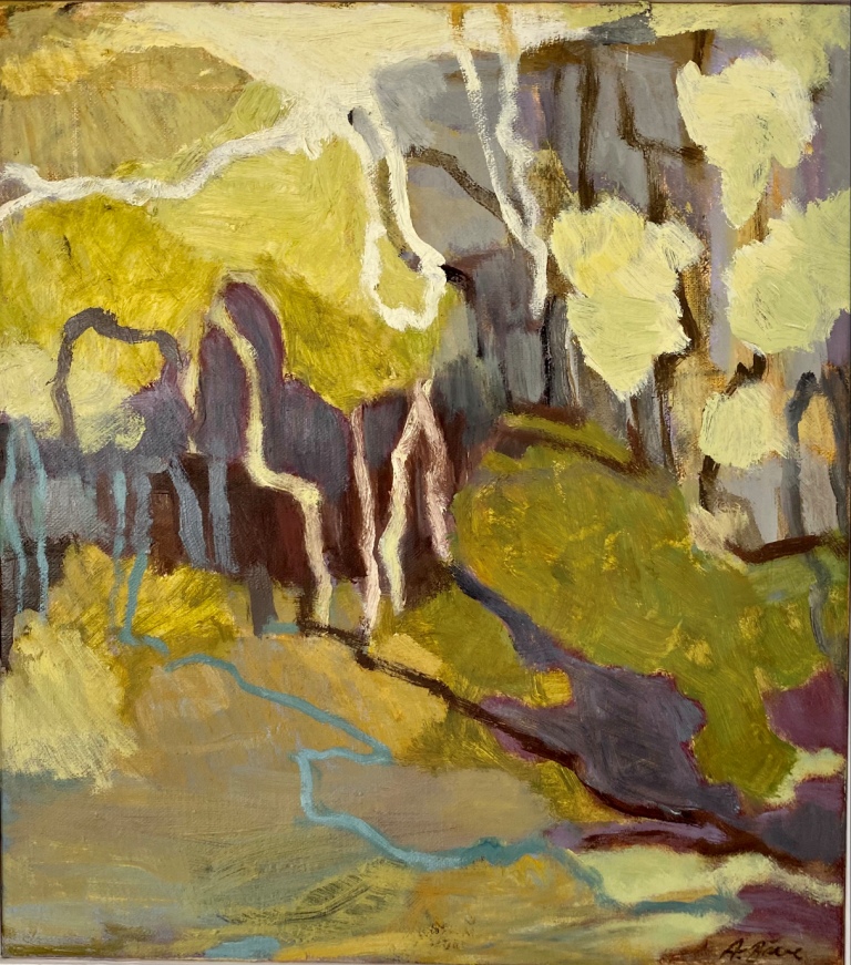 Ljusning 2, olja 80x80 cm